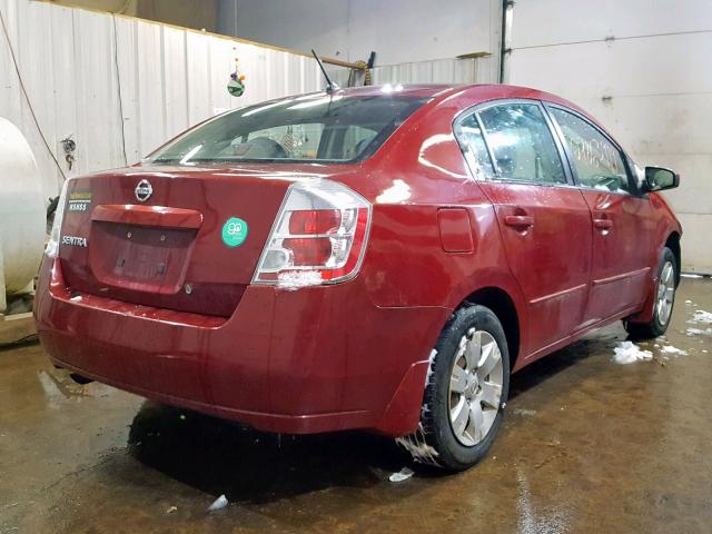 3N1AB61E98L629222 - 2008 NISSAN SENTRA 2.0 RED photo 4