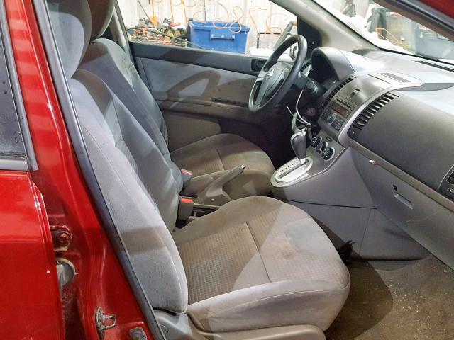 3N1AB61E98L629222 - 2008 NISSAN SENTRA 2.0 RED photo 5