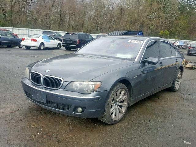 WBAHN83557DT66711 - 2007 BMW 750 GRAY photo 2