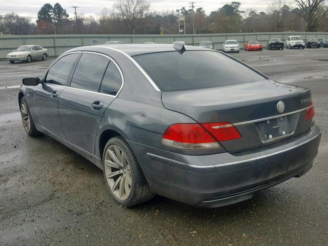 WBAHN83557DT66711 - 2007 BMW 750 GRAY photo 3