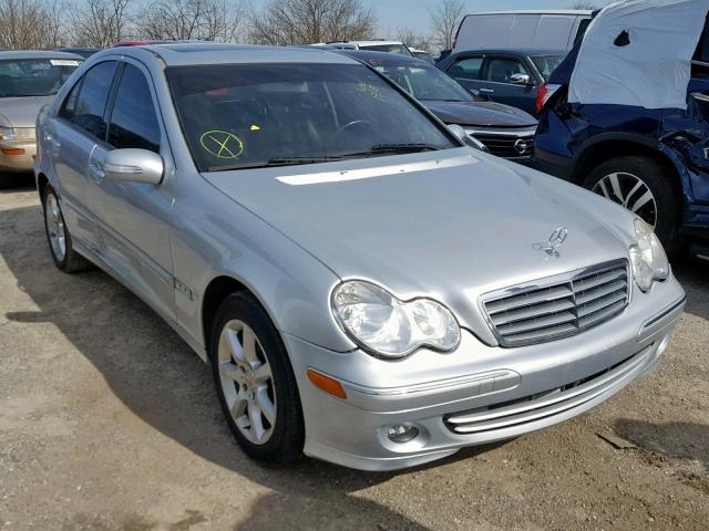 WDBRF92H37F861479 - 2007 MERCEDES-BENZ C 280 4MAT SILVER photo 1