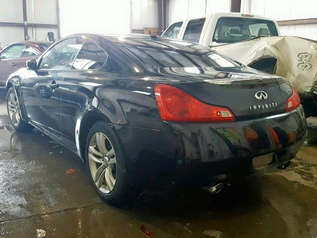 JN1CV6EL4AM150288 - 2010 INFINITI G37 BLACK photo 3