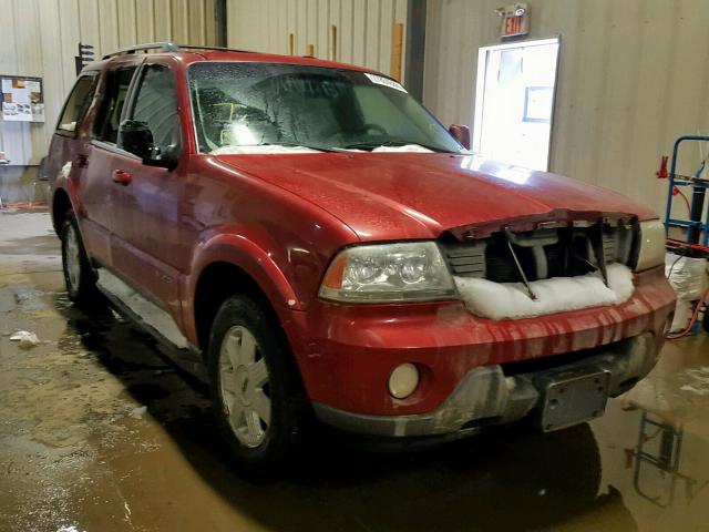 5LMEU88HX5ZJ33055 - 2005 LINCOLN AVIATOR RED photo 1