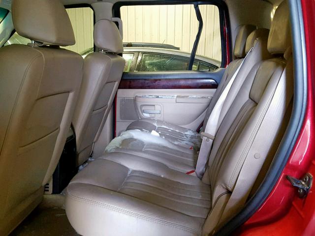 5LMEU88HX5ZJ33055 - 2005 LINCOLN AVIATOR RED photo 6