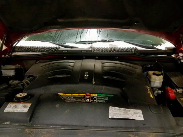 5LMEU88HX5ZJ33055 - 2005 LINCOLN AVIATOR RED photo 7