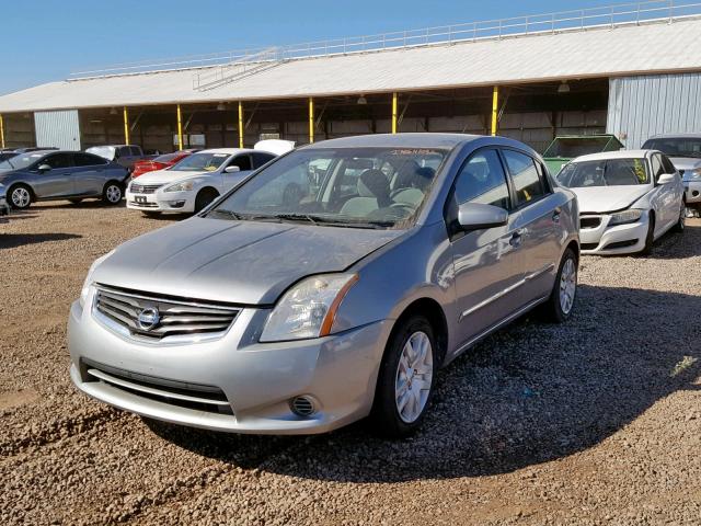 3N1AB6AP9BL686464 - 2011 NISSAN SENTRA 2.0 SILVER photo 2