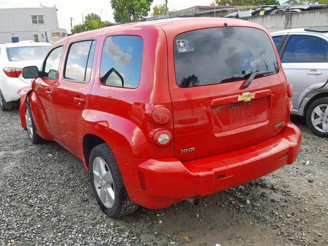 3GNBABFW8BS514453 - 2011 CHEVROLET HHR LT RED photo 3