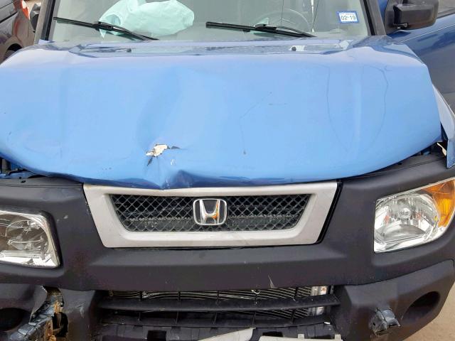 5J6YH18626L004143 - 2006 HONDA ELEMENT EX BLUE photo 7