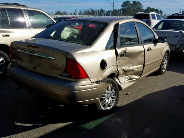1FAHP3834YW383115 - 2000 FORD FOCUS ZTS GOLD photo 4