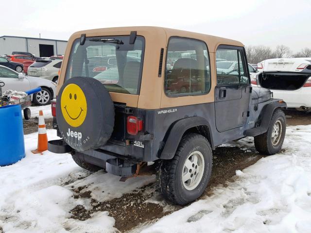 1J4FY29S0PP215411 - 1993 JEEP WRANGLER / BLACK photo 4