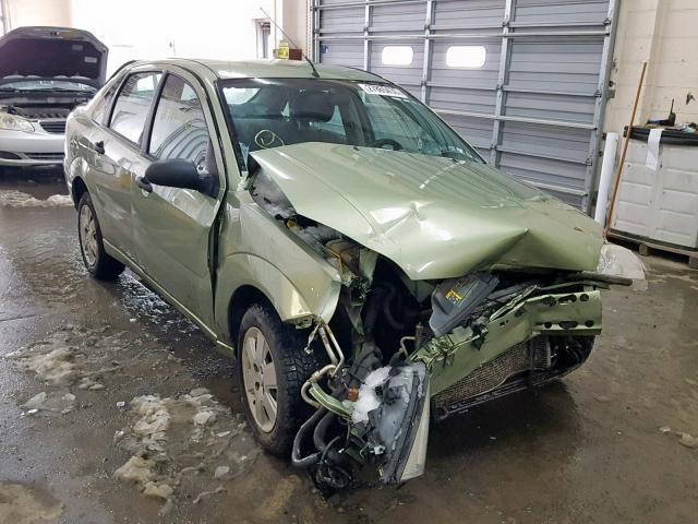 1FAFP34NX7W336183 - 2007 FORD FOCUS ZX4 GREEN photo 1