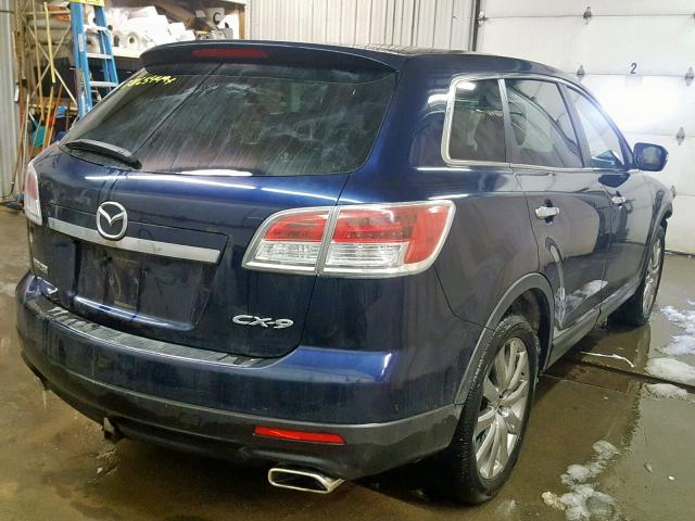 JM3TB38A480157989 - 2008 MAZDA CX-9 BLUE photo 4