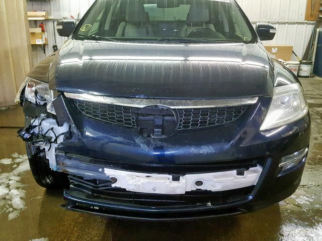 JM3TB38A480157989 - 2008 MAZDA CX-9 BLUE photo 9