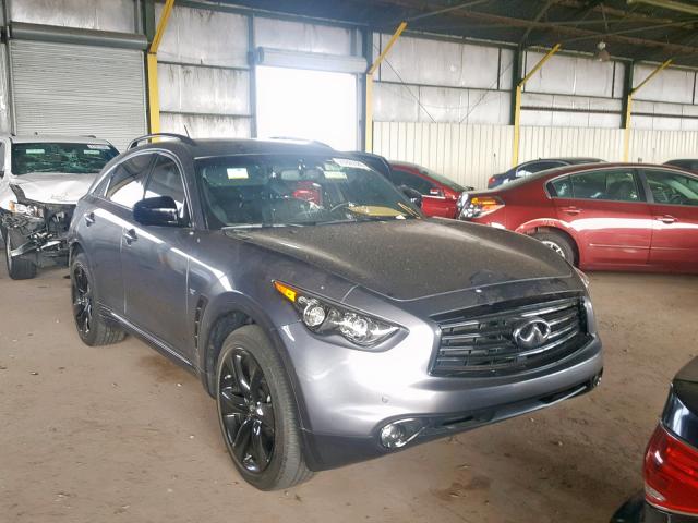 JN8CS1MW2GM400290 - 2016 INFINITI QX70 GRAY photo 1