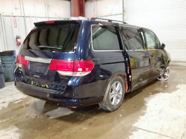 5FNRL38958B021457 - 2008 HONDA ODYSSEY TO BLUE photo 4