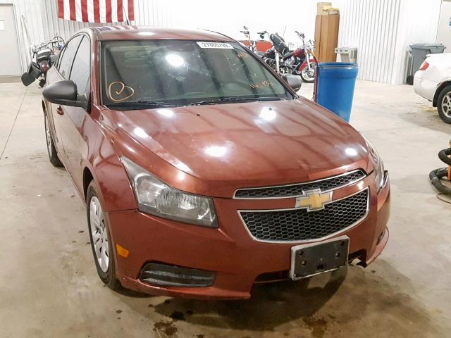 1G1PA5SH4D7161436 - 2013 CHEVROLET CRUZE LS ORANGE photo 1