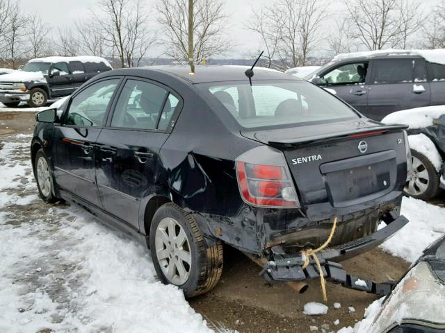 3N1AB61E69L695194 - 2009 NISSAN SENTRA 2.0 BLACK photo 3