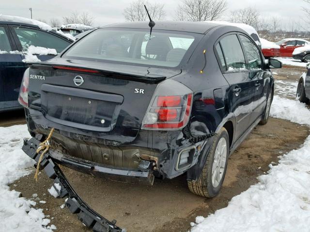 3N1AB61E69L695194 - 2009 NISSAN SENTRA 2.0 BLACK photo 4