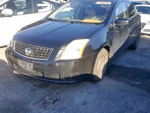 3N1AB61E39L692012 - 2009 NISSAN SENTRA 2.0 BLACK photo 2