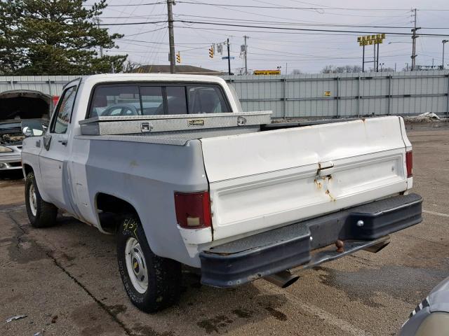 CCG14AB155952 - 1980 CHEVROLET TRUCK WHITE photo 3