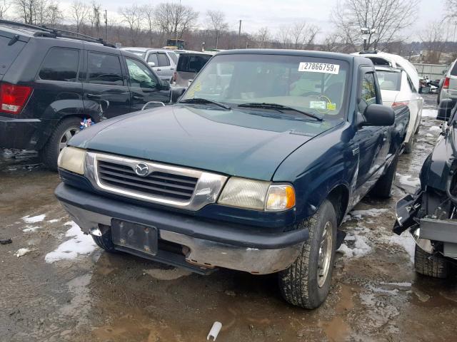 4F4YR12C7WTM11366 - 1998 MAZDA B2500 TURQUOISE photo 2