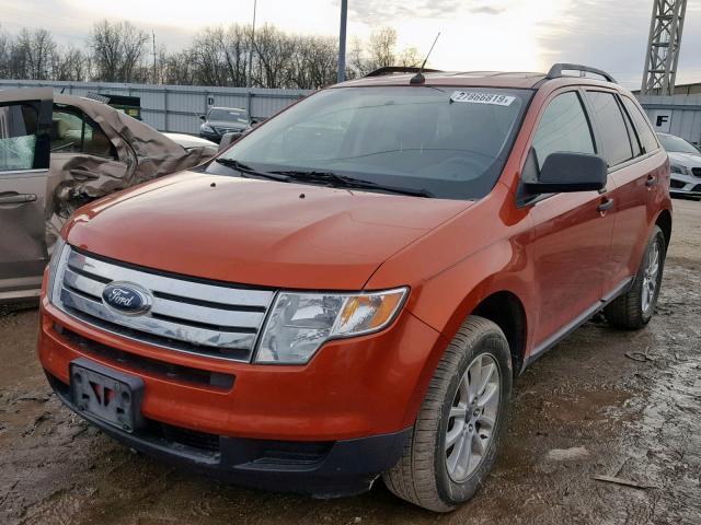 2FMDK36C58BA97636 - 2008 FORD EDGE SE ORANGE photo 2