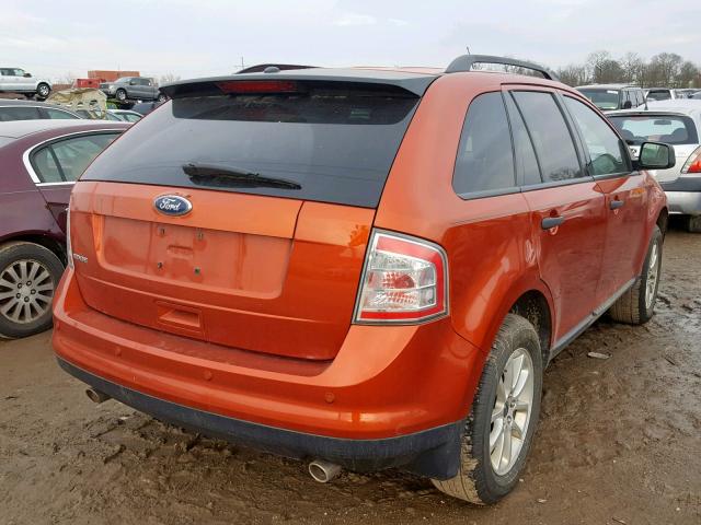 2FMDK36C58BA97636 - 2008 FORD EDGE SE ORANGE photo 4