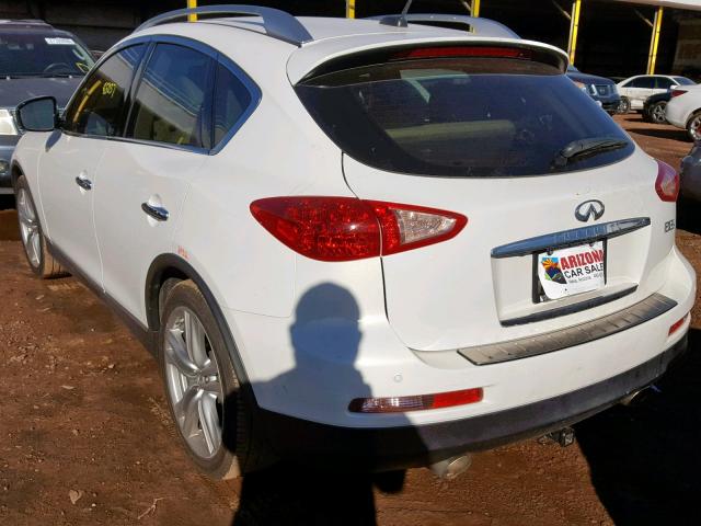 JN1AJ0HP3BM801975 - 2011 INFINITI EX35 BASE WHITE photo 3