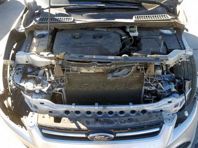 1FMCU9H93DUA34999 - 2013 FORD ESCAPE SEL SILVER photo 7