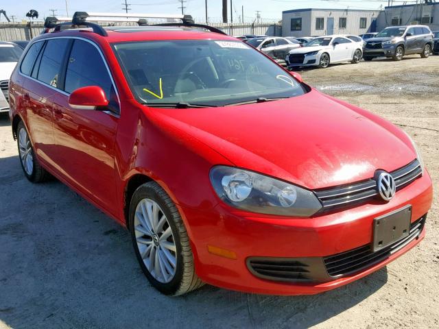 3VWPL7AJ0EM622573 - 2014 VOLKSWAGEN JETTA TDI RED photo 1