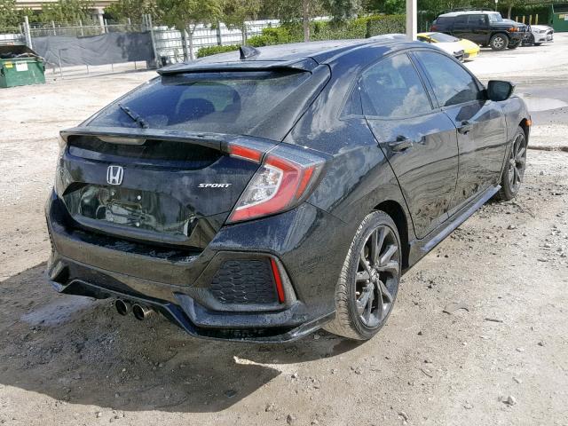 SHHFK7G44JU204517 - 2018 HONDA CIVIC SPOR BLACK photo 4