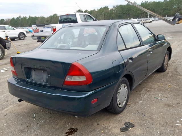 JA3AY26AXWU033838 - 1998 MITSUBISHI MIRAGE DE GREEN photo 4