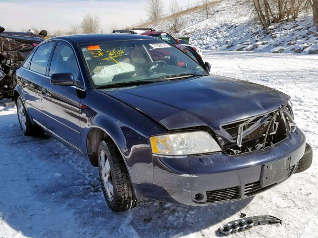 WAUED54B71N009914 - 2001 AUDI A6 2.7T QU BLUE photo 1