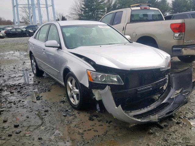 5NPEU46F07H186486 - 2007 HYUNDAI SONATA SE SILVER photo 1