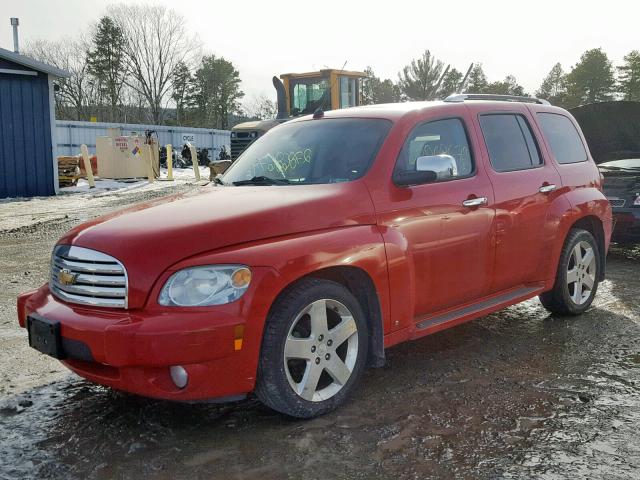 3GNDA53PX8S635534 - 2008 CHEVROLET HHR LT RED photo 2