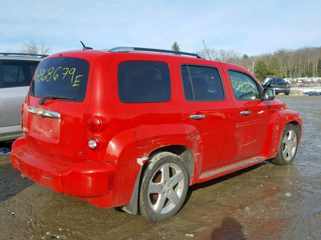 3GNDA53PX8S635534 - 2008 CHEVROLET HHR LT RED photo 4