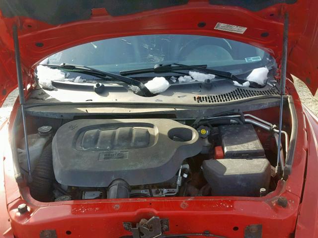 3GNDA53PX8S635534 - 2008 CHEVROLET HHR LT RED photo 7