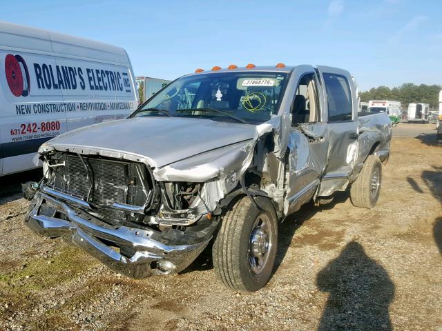 3D7KA28C54G184407 - 2004 DODGE RAM 2500 S SILVER photo 2