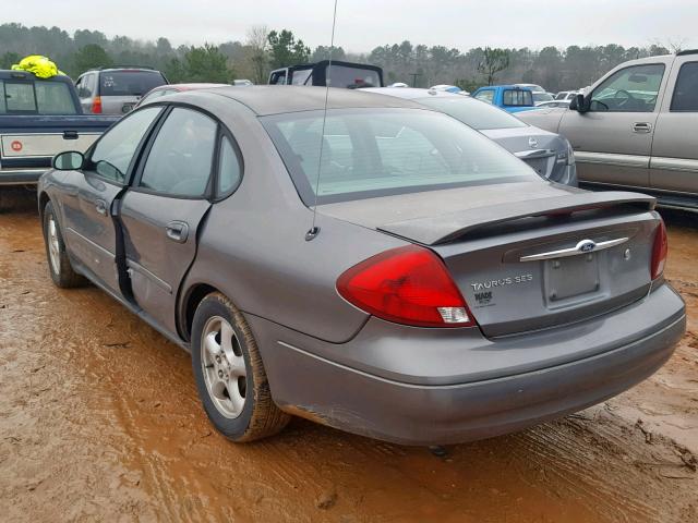 1FAFP55S42A121386 - 2002 FORD TAURUS SES GRAY photo 3