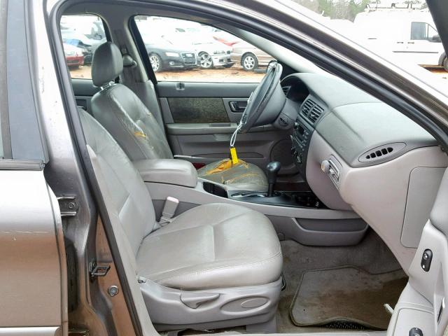 1FAFP55S42A121386 - 2002 FORD TAURUS SES GRAY photo 5