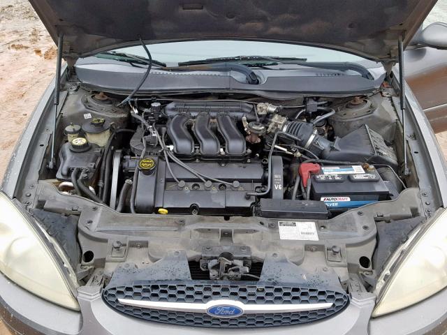 1FAFP55S42A121386 - 2002 FORD TAURUS SES GRAY photo 7