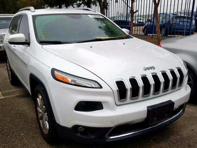 1C4PJLDS0FW507415 - 2015 JEEP CHEROKEE L WHITE photo 1