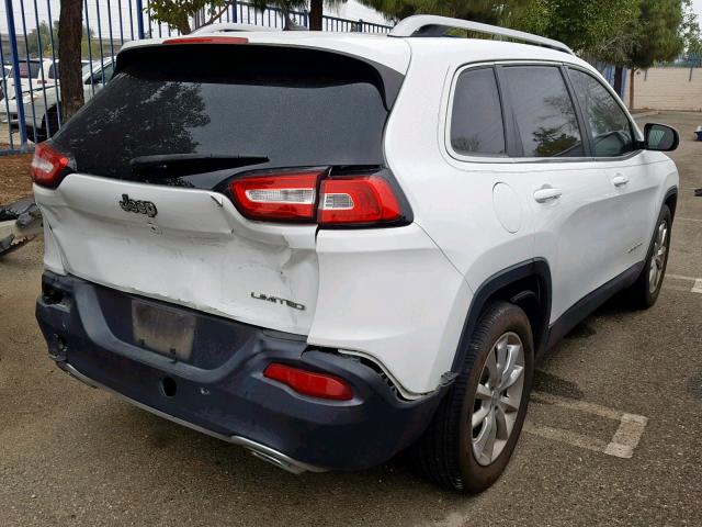 1C4PJLDS0FW507415 - 2015 JEEP CHEROKEE L WHITE photo 4