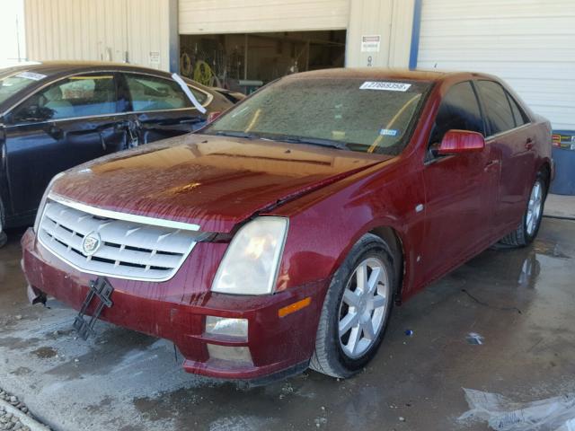 1G6DW677060176547 - 2006 CADILLAC STS MAROON photo 2