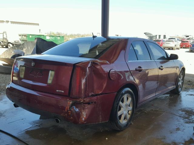 1G6DW677060176547 - 2006 CADILLAC STS MAROON photo 4