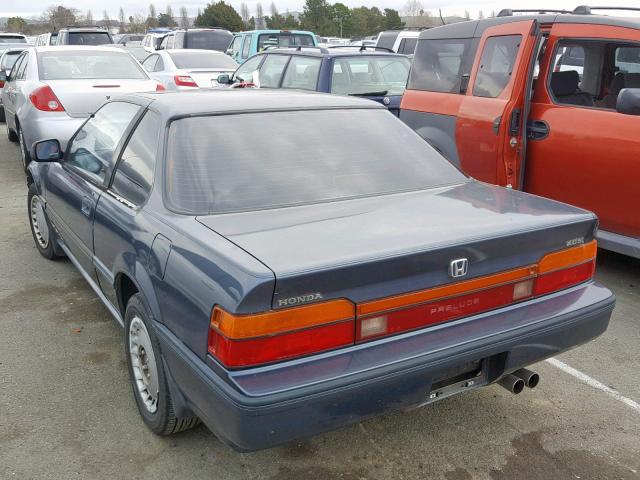 JHMBA4239JC068817 - 1988 HONDA PRELUDE 2. BLUE photo 3