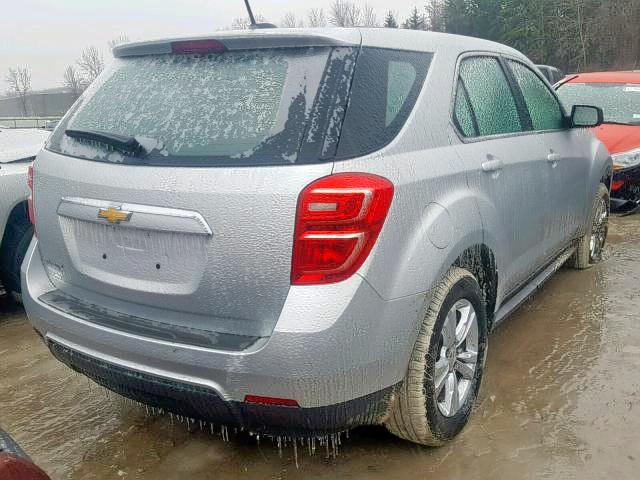 2GNALBEK2H1512769 - 2017 CHEVROLET EQUINOX LS GRAY photo 4