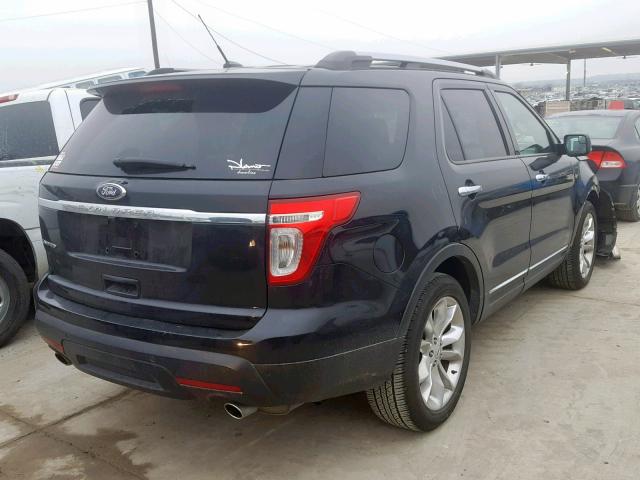 1FMHK7F80CGB01467 - 2012 FORD EXPLORER L BLACK photo 4