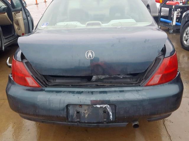 19UYA3143WL010467 - 1998 ACURA 2.3CL GREEN photo 9