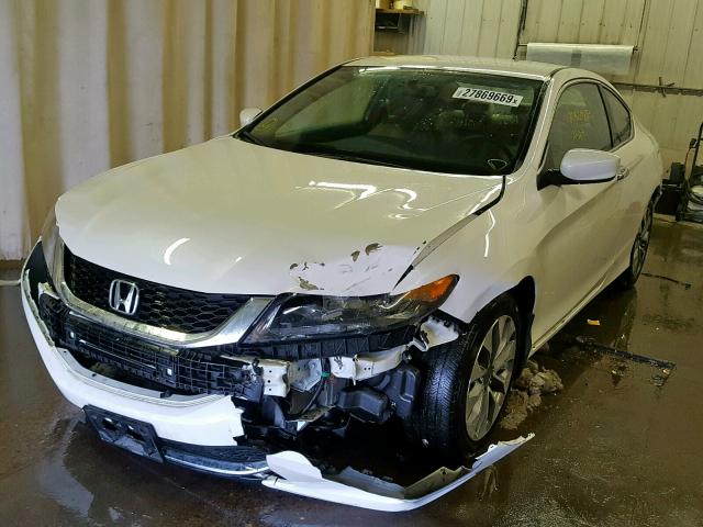 1HGCT1B30EA003355 - 2014 HONDA ACCORD LX- WHITE photo 2